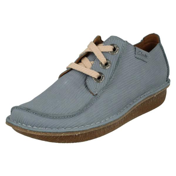 Clarks Ladies Clarks Comfortable Lace Up Flats Funny Dream