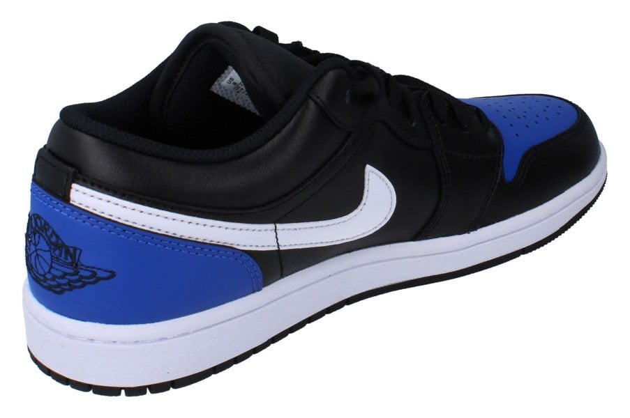Nike Air Jordan 1 Low Mens Trainers 553558 042 - Black White Game Royal 042 - Photo 2