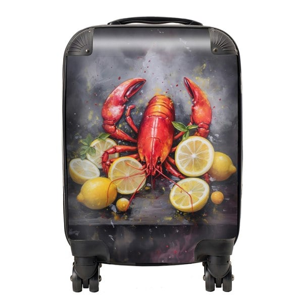 Warren Reed Lobster And Lemons Suitcase