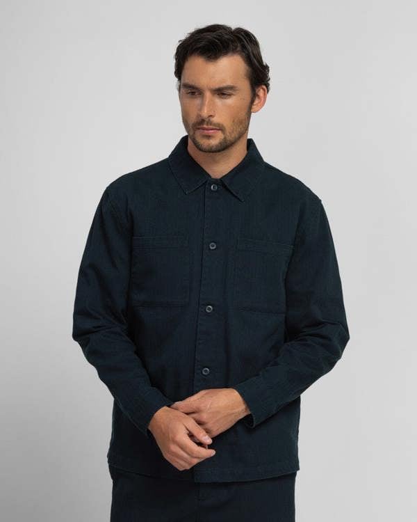 Steel & Jelly Farndon - Herringbone Overshirt