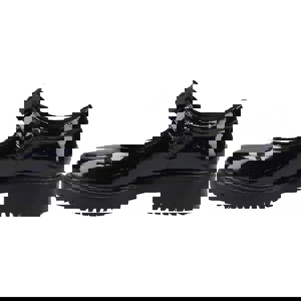 Hush Puppies Astrid Bow Leather Girls's Black Shoes