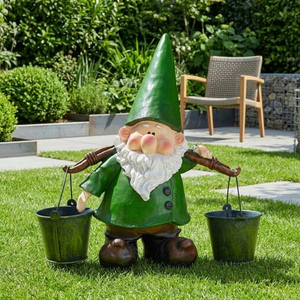 Garden Greatness Standing Pail Wilf Garden Ornament