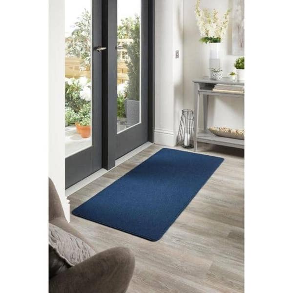 The Rugs Washable Mat & Runners: Durable Plain Design