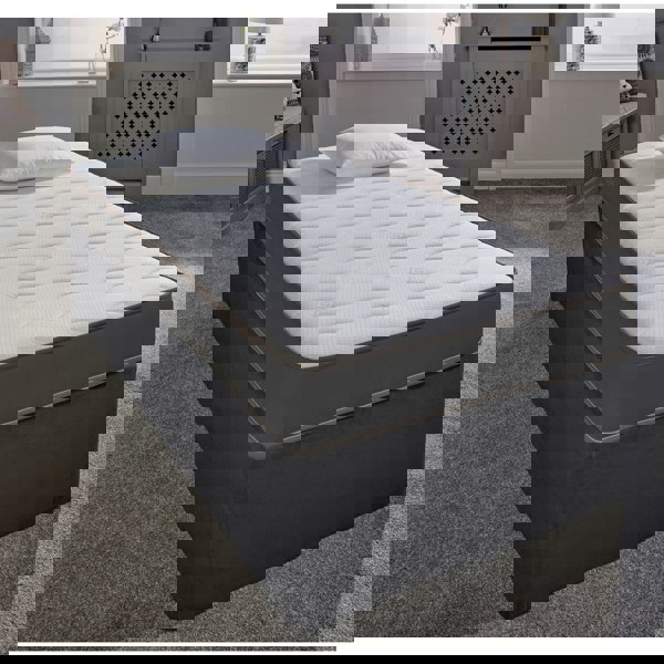 eXtreme Comfort Cooltouch Essentials Wave Grey Hybrid Spring & Memory Foam Mattress