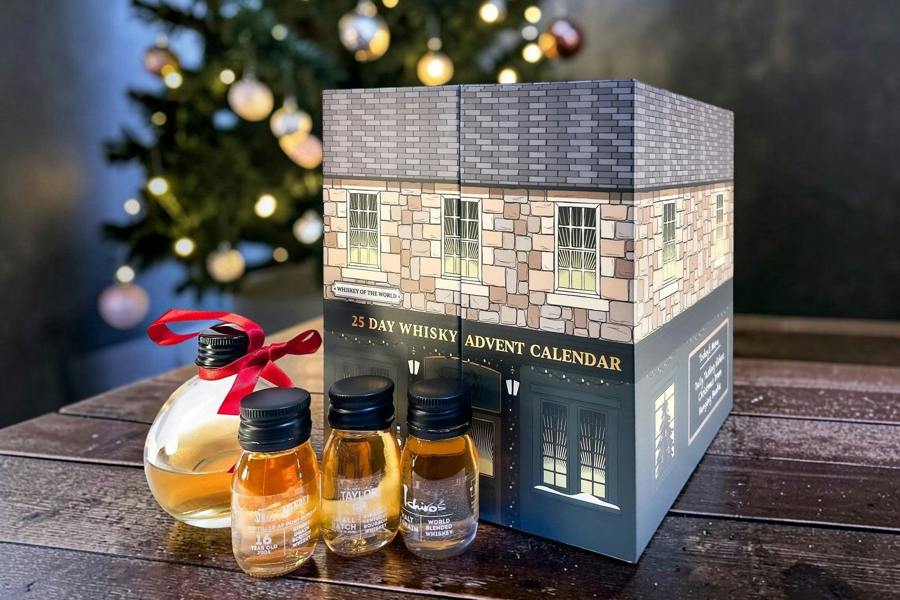 Whisky With Us 12 Day Whiskey Advent Calendar.  Scotch | American | Irish Whiskies with Tasting Videos