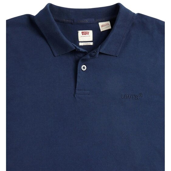 Ben Sherman Mens Cotton Relaxed Fit Polo Shirt - Navy Blazer
