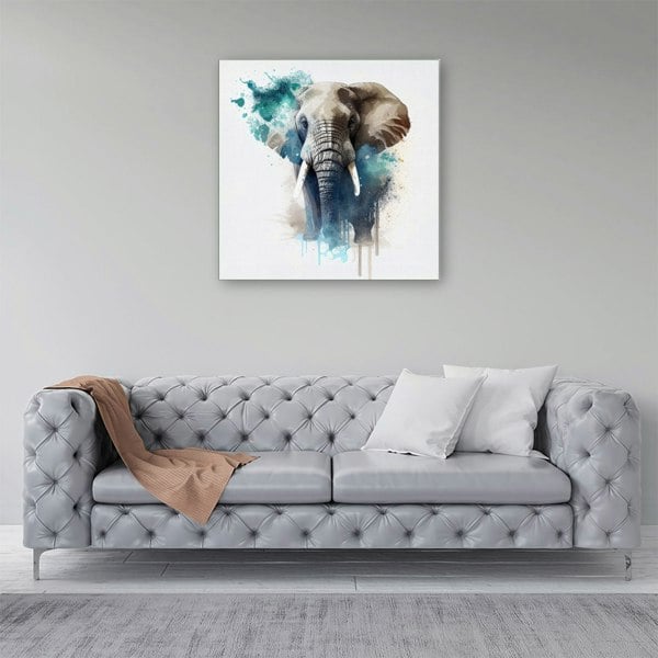 Warren Reed Majestic Elephant Splashart Canvas