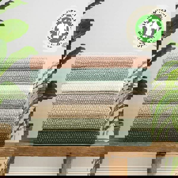 Misona Loop Organic Cotton Reversible Bath Mat