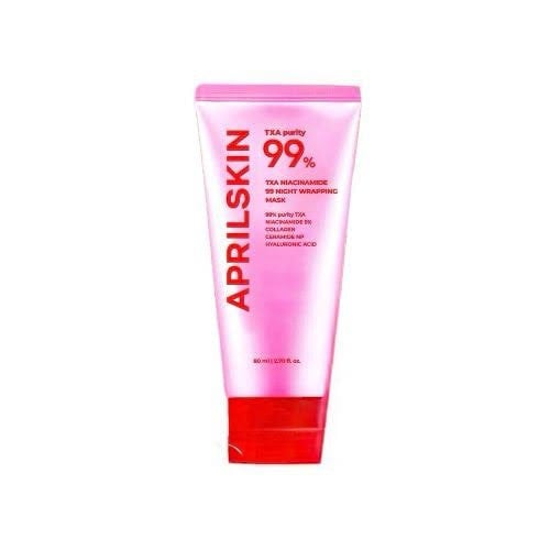 APRILSKIN TXA Niacinamide 99 Night Wrapping Mask – 80ml Korean sleeping mask with Tranexamic Acid and 99% pure Niacinamide available at Atelier De Glow UK.