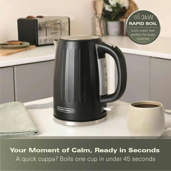 Hamilton Beach Harmony 1.7L Kettle - Espresso