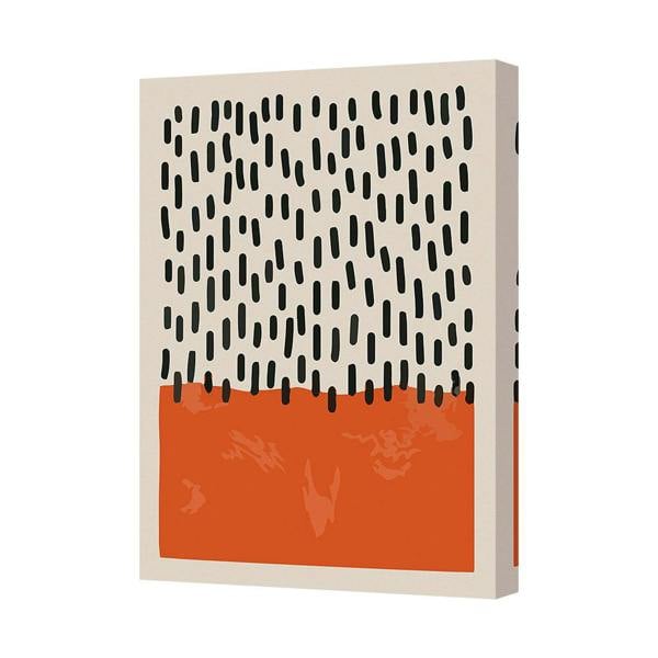 Benjamin Tate Design Contemporary Abstract Canvas Art Print On Gallery Wrapped Wood Frame UK Made