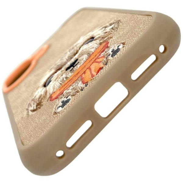 Nimmy Friends Nimmy Big Eye Cute Pet Poodle Dog Case with MagSafe for iPhone 17 6.3" Brown Orange - N-XDY-IP17-04