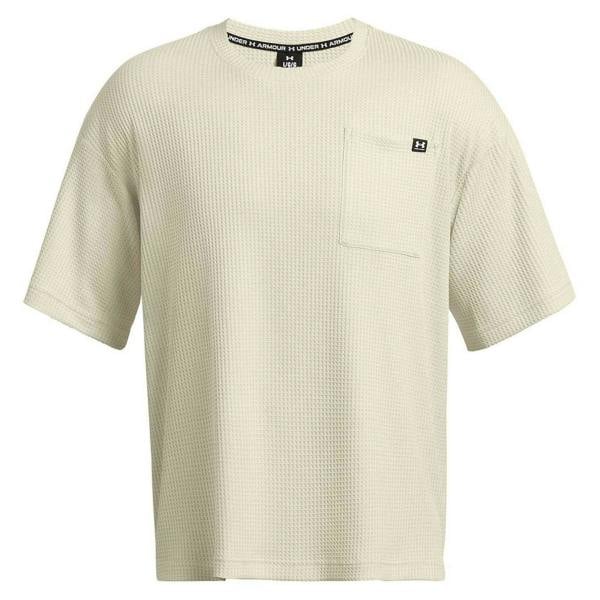 Under Armour Mens Rival Waffle T-Shirt - White - 