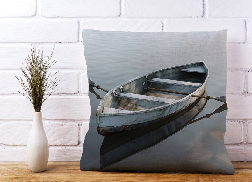 Warren Reed Boat On The Lake Cushions