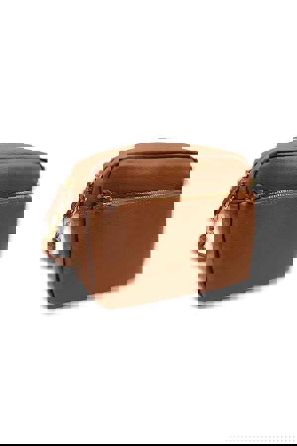 Pluspup Solid Color Crossbody Bag for Women with Adjustable Strap and Zipper