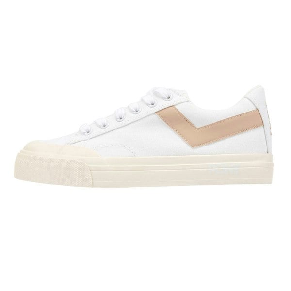Pony Slam Dunk Lo White/Pink Trainers