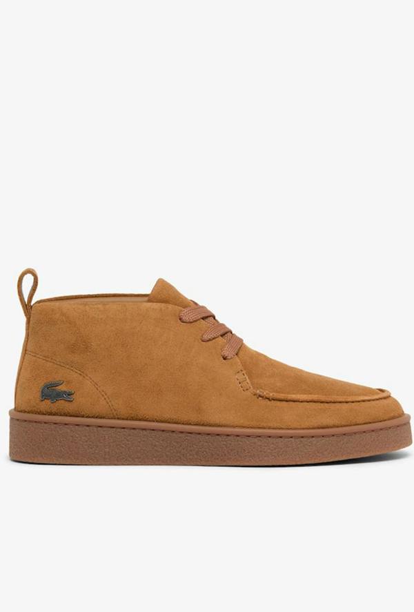 Lacoste Baseshot Chukka Suede Sneakers - Brown