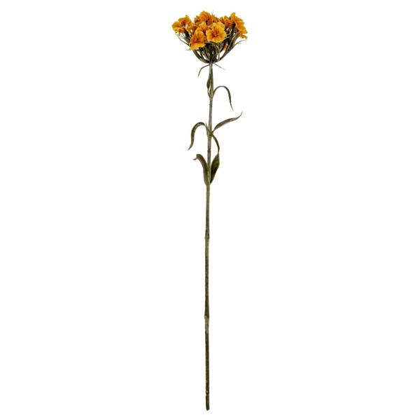 Wyld Haus Set of 3 Artificial Flowers Yellow Dianthus Sprays