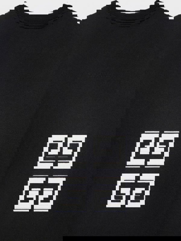 Givenchy Oversized T-Shirt Givenchy Embroidery Black - Supplied FashionGivenchy