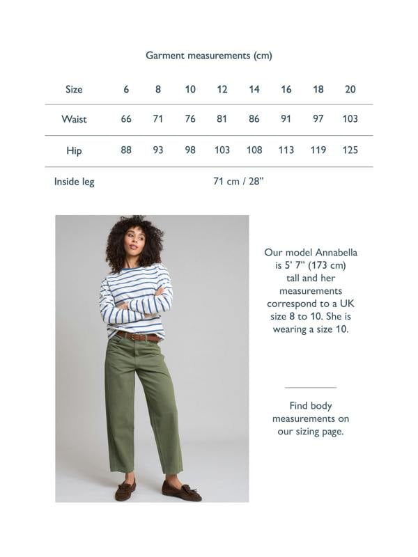 Kite Womens Organic Baiter Barrel Leg Jeans Dirty Olive