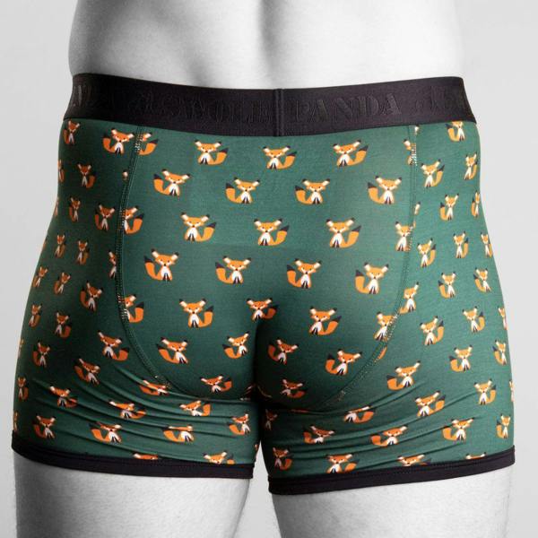 SWOLE PANDA Bamboo Boxers - Foxes
