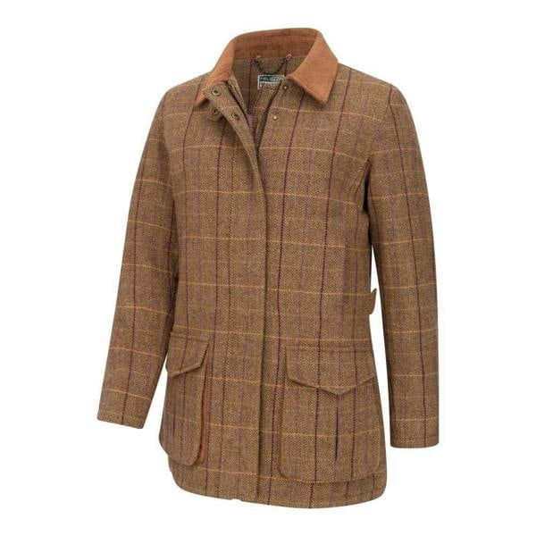 Hoggs of Fife Eden Technical Tweed Field Coat for women 
