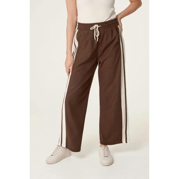 Blue Vanilla Corduroy Side Stripes Trousers