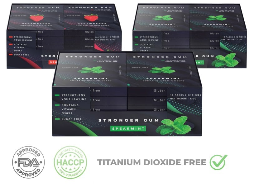 Stronger Gum Regular Set: 3 Packs for Price of 2 (990g)