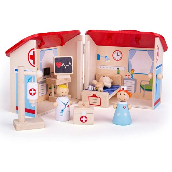 Bigjigs Toys BJ682 Mini Hospital Playset