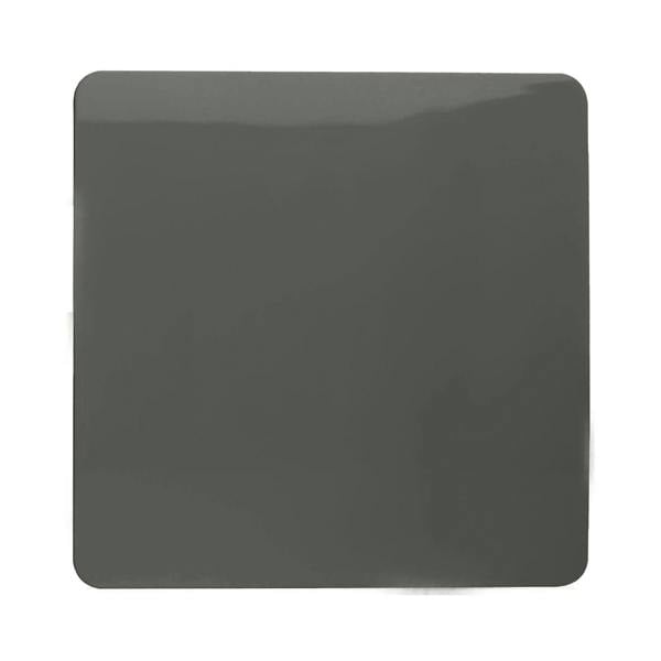 Trendi Switch Single Blanking Plate in Charcoal Grey