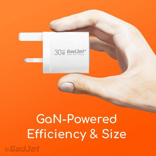 GadJet GaN 2-Port LED Power Adapter