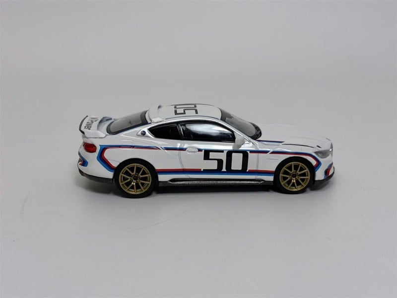 Mini GT BMW 3.0 CSL White LHD 1:64 Scale Mini GT MGT00863L
