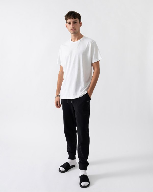 GANT Mens Shield Sweatpants - 5 Black - CHO - Designer Mens Joggers
