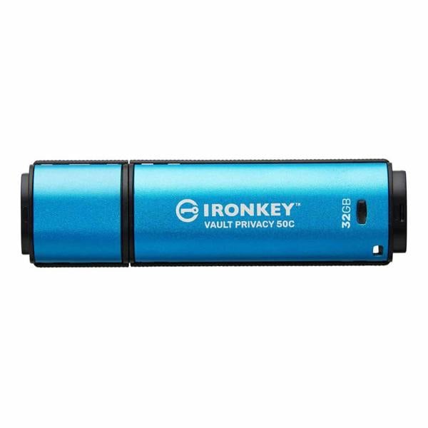 Kingston IronKey Vault Privacy 50 Type-C XTS AES Encrypted USB Flash Drive 32GB