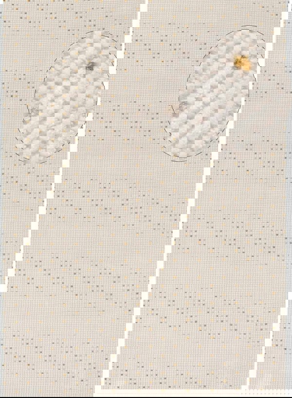 Living Room Rug, gold-cream colors, durability and underfoot comfort.