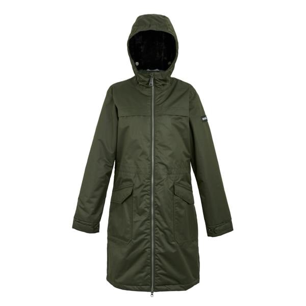 Regatta Womens/Ladies Romine II Waterproof Jacket - Dark Khaki/Black - 