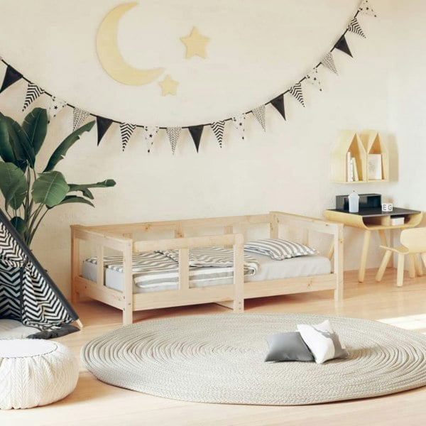 Berkfield Kids Bed Frame 70x140 cm Solid Wood Pine