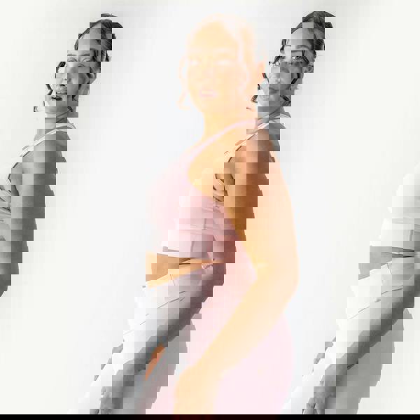 Kecks Pastel Pink Active Sports Bra