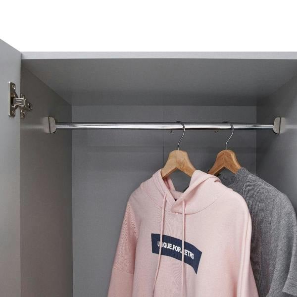 Timber Art Design Modern 3 Door 2 Drawer Wardrobe with Hanging Rail – Bedroom Storage