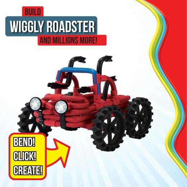Spaghetteez Wiggly Roadster - White