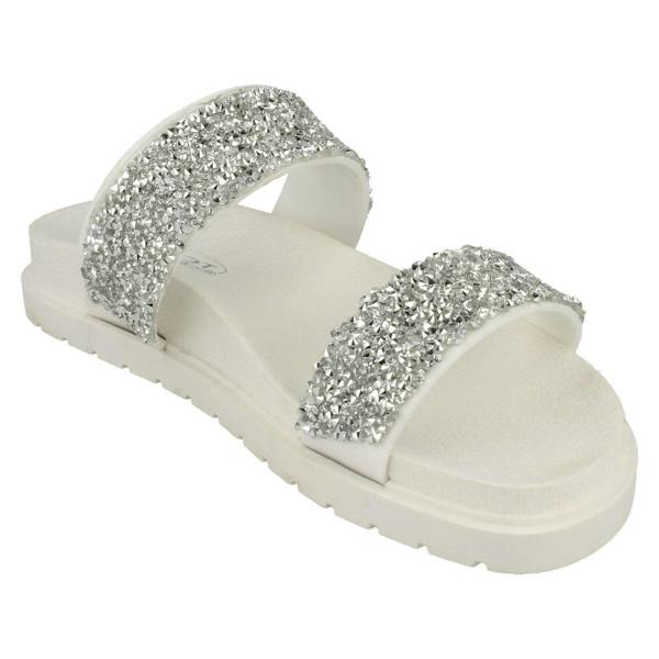 Spot On Ladies Spot On Slip On Sandals