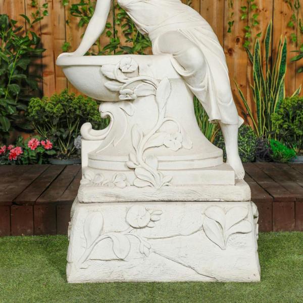 Giant Greek Bathing Lady With Flowers  (NO PLINTHS) 