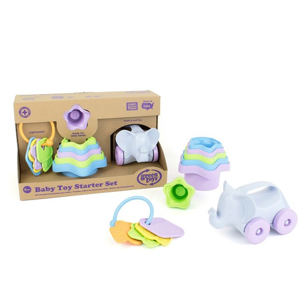 Green Toys Baby Toy Starter Set - Made From 100% Recycled Plastic