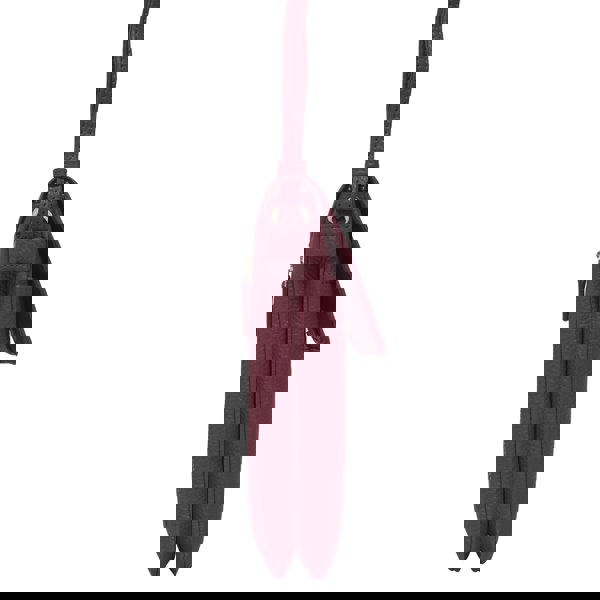 Assots London 'MARIA' Pink Pebble Grain Real Leather Crossbody Phone Bag