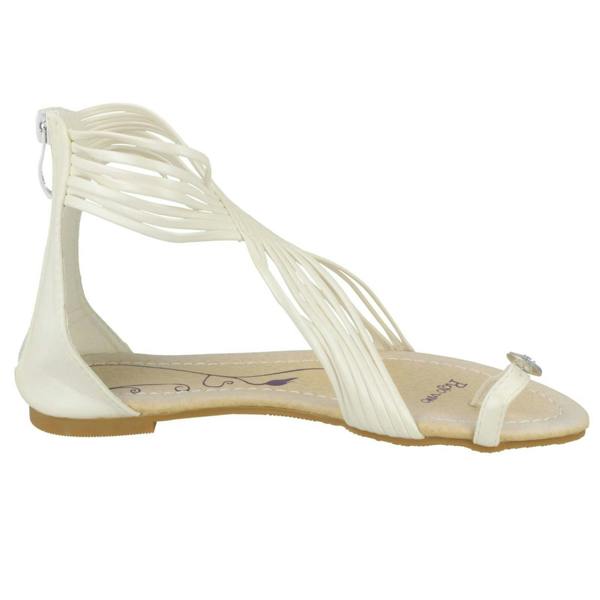 Girls Rojo Vivo Flat Strappy Toeloop Sandal