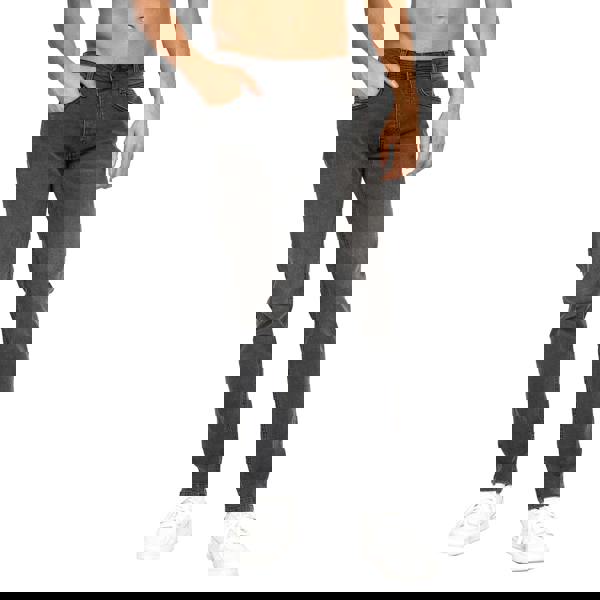 Crosshatch Mens Malcolm Slim Jeans - Dark Charcoal