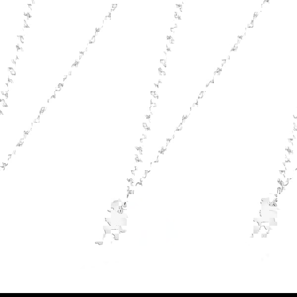 Golden Retriever Silhouette Silver Necklace - Personalised - MYLEE London
