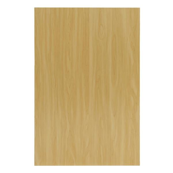 Maple countertop surface of the Iris LED Shop Counter Set CM60, showcasing a smooth, light wood grain finish and natural texture