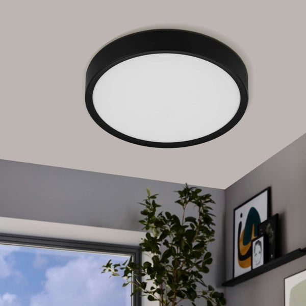 EGLO Musurita Black LED Ceiling Light