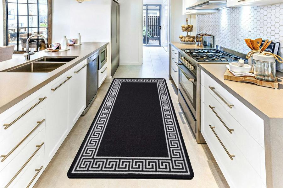 Greekey Gel Mat - Black Cream